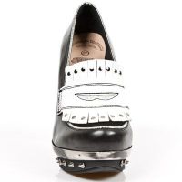 Туфли M.PUNK038-C7 NOMADA NEGRO VELOUR NEG NAPA BLANCA BOX PL COBR New Rock M.PUNK038-C7 - маленькая картинка