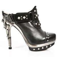 Ботильоны M.PUNK042-C1 NOMADA NEGRO PL ACERO PUNK PIR T RECICLE OREJAS New Rock M.PUNK042-C1 - маленькая картинка