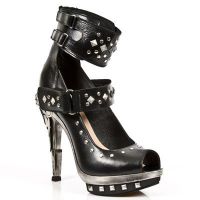 Туфли M.PUNK047-C1 NOMADA NEGRO PL ACERO PUNK PIRAMID T RECICLE OR New Rock M.PUNK047-C1 - маленькая картинка