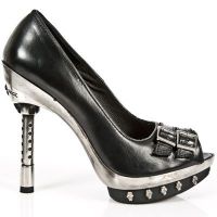 Туфли M.PUNK050-C1 NOMADA NEGRO PL ACERO PUNK CAL CRIS TAC CANYON New Rock M.PUNK050-C1 - маленькая картинка