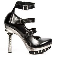 Босоножки M.PUNK051-C1 NOMADA NEGRO PL ACERO PUNK CAL CRIS TAC CANYON New Rock M.PUNK051-C1 - маленькая картинка