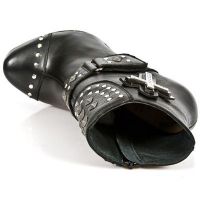 Ботильоны M.PUNK063-C1 NOMADA NEGRO PL ACERO PUNK CRUZ TACON CRUZ ACER New Rock M.PUNK063-C1 - маленькая картинка