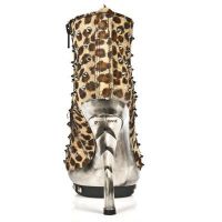 Ботильоны M.PUNK068-C3 PELO LEOPARDO PL ACERO PUNK PIR TACON COBRA ACE New Rock M.PUNK068-C3 - маленькая картинка