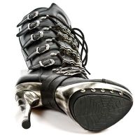Сапоги M.PUNK075-C1 NOMADA NEGRO PL ACERO PUNK GARRAS T COBRA ACERO New Rock M.PUNK075-C1 - маленькая картинка