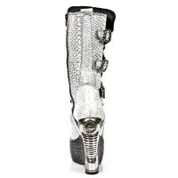 Сапоги M.PZ003-C8 PITON BLANCO PLATA PL PANZER PLATA TACON ACERO New Rock M.PZ003-C8 - маленькая картинка