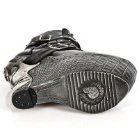 Ботильоны M.PZ008-C1 NOMADA ITALI NEGRO PL PANZER PLATA TACON ACERO New Rock M.PZ008-C1 - маленькая картинка