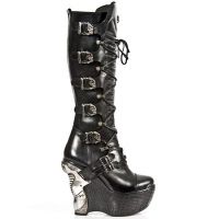 Сапоги M.PZ009-C1 NOMADA NEGRO ITALI NEGRO PL PANZER NEGRO T ACERO New Rock M.PZ009-C1 - маленькая картинка