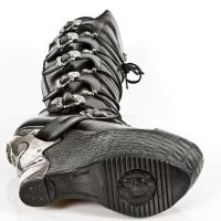 Сапоги M.PZ009-C1 NOMADA NEGRO ITALI NEGRO PL PANZER NEGRO T ACERO New Rock M.PZ009-C1 - маленькая картинка