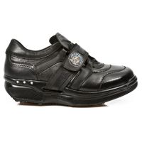 Ботинки M.RK001-S3 BUFALO NEGRO NOMADA NEGRO ROCKING NEGRO ACERO New Rock M.RK001-S3 - маленькая картинка