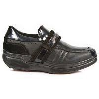 Ботинки M.RK002-C8 CHAROL STUCO ACERO ITALI NEGRO VELOUR ROCKING NEG New Rock M.RK002-C8 - маленькая картинка