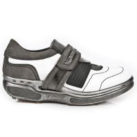 Ботинки M.RK004-C9 NAPA BLANCA VELOUR GRIS ANTIK ACERO ROCKING NEGRO New Rock M.RK004-C9 - маленькая картинка