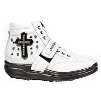  M.RK013-C1 NAPA BLANCA CHAROL STUCO BLANCO ROCKING NEGRO - 