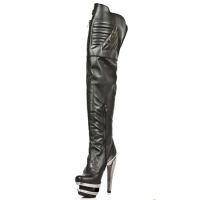 Сапоги M.ROCK080-C1 ITALI NEGRO NAPA ELASTICA NEGRA PL ACERO LISO T New Rock M.ROCK080-C1 - маленькая картинка