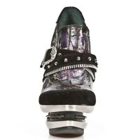 Туфли M.ROCK204-R1 VELOUR NEGRO VINTAGE FLOWER LILA ROCK ACERO New Rock M.ROCK204-R1 - маленькая картинка