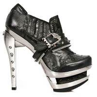  M.ROCK204-S1 ROCK NEGRO, VINTAGE FLOWER NEGRO, ROCK ACERO - 
