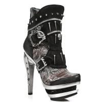 Сапоги M.ROCK210-C1 VELOUR NEGRO VINTAGE FLOWER ROJO ROCK ACERO New Rock M.ROCK210-C1 - маленькая картинка