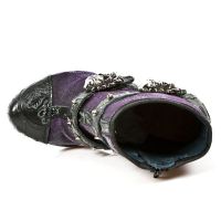Ботильоны M.ROCK217-C6 VINTAGE FLOWER NEGRO CYBERTEX LILA ROCK ACERO New Rock M.ROCK217-C6 - маленькая картинка