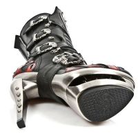 Сапоги M.ROCK222-C2 ITALI NEGRO PULIK ROJO ROCK ACERO New Rock M.ROCK222-C2 - маленькая картинка