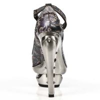  M.ROCK223-C3 VINTAGE FLOWER LILA PIEL VIVO NEGRO ROCK ACERO New Rock M.ROCK223-C3 -  