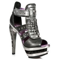 Босоножки M.ROCKS302-C2 ITALI NEGRO BOX PLANE ROCK ACERO New Rock M.ROCKS302-C2 - маленькая картинка