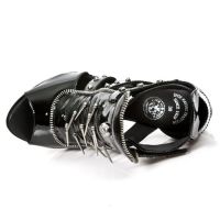 Босоножки M.ROCKS302-C6 CHAROL NEGRO PU ROCK ACERO New Rock M.ROCKS302-C6 - маленькая картинка
