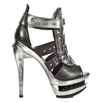 Босоножки M.ROCKS302-R2 ITALI NEGRO BOX PLANE ROCK ACERO New Rock M.ROCKS302-R2 - маленькая картинка