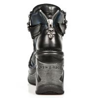 Ботинки M.SP0002-C3 ITALI NEGRO BOX AZUL METAL GRAB DIAMANTE NEO CUNA New Rock M.SP0002-C3 - маленькая картинка