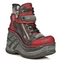 Ботинки M.SP0002-C4 NATURE ROJO BOX ROJO METAL GRAB DIAMANTE NEO CUNA New Rock M.SP0002-C4 - маленькая картинка