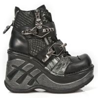 Ботинки M.SP0003-C3 ITALI NEGRO SERPENTE MAKI ACERO NEOCUÑA SPORT New Rock M.SP0003-C3 - маленькая картинка