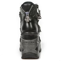 Ботинки M.SP0003-C3 ITALI NEGRO SERPENTE MAKI ACERO NEOCUÑA SPORT New Rock M.SP0003-C3 - маленькая картинка