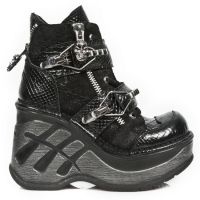 Ботинки M.SP0003-C6 PITON LUX NEGRO DRAMA ANTE NEGRO NEO CUÑA SPORT New Rock M.SP0003-C6 - маленькая картинка