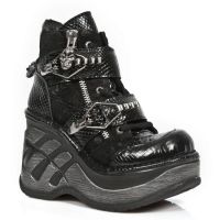 Ботинки M.SP0003-C6 PITON LUX NEGRO DRAMA ANTE NEGRO NEO CUÑA SPORT New Rock M.SP0003-C6 - маленькая картинка