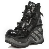 Ботинки M.SP0003-C6 PITON LUX NEGRO DRAMA ANTE NEGRO NEO CUÑA SPORT New Rock M.SP0003-C6 - маленькая картинка