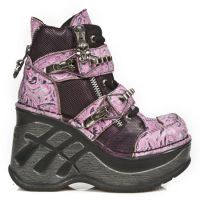 Ботинки M.SP0003-C7 DRAMA FUCSIA BOX FUCSIA METAL DIAMANTE GRAB NEO New Rock M.SP0003-C7 - маленькая картинка