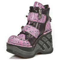 Ботинки M.SP0003-C7 DRAMA FUCSIA BOX FUCSIA METAL DIAMANTE GRAB NEO New Rock M.SP0003-C7 - маленькая картинка