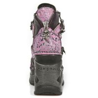Ботинки M.SP0003-C7 DRAMA FUCSIA BOX FUCSIA METAL DIAMANTE GRAB NEO New Rock M.SP0003-C7 - маленькая картинка
