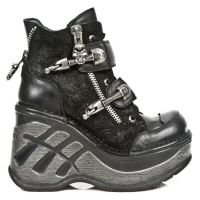 Ботинки M.SP0005-C1 ITALI NEGRO DRAMA ANTE NEGRO NEO CUÑA SPORT NEGR New Rock M.SP0005-C1 - маленькая картинка