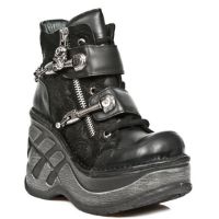 Ботинки M.SP0005-C1 ITALI NEGRO DRAMA ANTE NEGRO NEO CUÑA SPORT NEGR New Rock M.SP0005-C1 - маленькая картинка