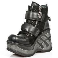 Ботинки M.SP0005-C1 ITALI NEGRO DRAMA ANTE NEGRO NEO CUÑA SPORT NEGR New Rock M.SP0005-C1 - маленькая картинка