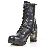 Ботинки M.TR001-C17 PULIK LILA, TRAIL NEGRO TACON ACERO New Rock M.TR001-C17 - маленькая картинка