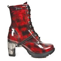  M.TR001-C18 TRAIL NEGRO TACON ACERO PULIK ROJO - 
