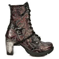  M.TR001-C23 VINTAGE FLOWER ROJO TRAIL NEGRO TACON ACERO - 