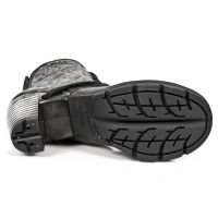Ботинки M.TR001-C23 VINTAGE FLOWER ROJO TRAIL NEGRO TACON ACERO New Rock M.TR001-C23 - маленькая картинка