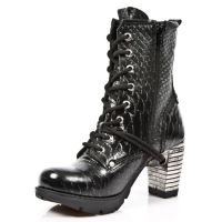 Ботинки M.TR001-C31 SERPENTE MAKI NEGRO TRAIL NEGRO TACON ACERO New Rock M.TR001-C31 - маленькая картинка