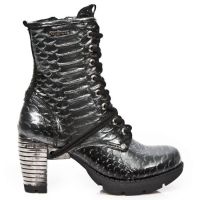 Ботинки M.TR001-C32 SERPENTE MAKI ACERO TRAIL NEGRO TACON ACERO New Rock M.TR001-C32 - маленькая картинка