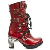  M.TR003-C10 ANTIK ROJO TRAIL NEGRO TACON ACERO - 
