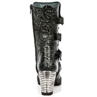 Сапоги M.TR003-C7 VINTAGE FLOWER NEGRO, TRAIL NEGRO ACERO New Rock M.TR003-C7 - маленькая картинка