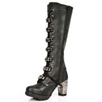 Сапоги M.TR022-C1 ITALI NEGRO TRAIL NEGRO TACON ACERO New Rock M.TR022-C1 - маленькая картинка