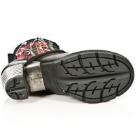 Сапоги M.TR027-C1 ITALI NEGRO TELA ESCOCESA ROJA TRAIL NEGRO-2 New Rock M.TR027-C1 - маленькая картинка