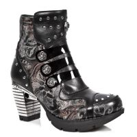  M.TR039-C1 VINTAGE FLOWER ROJO NOMADA NEGRO CHAROL NEGRO TRA New Rock M.TR039-C1 -  